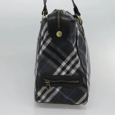 Pre-owned Burberry Blue Label Blue Wool Tote Bag ()