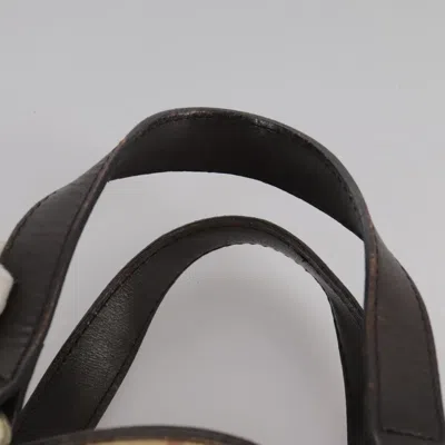 Pre-owned Burberry Haymarket Beige Canvas Tote Bag ()