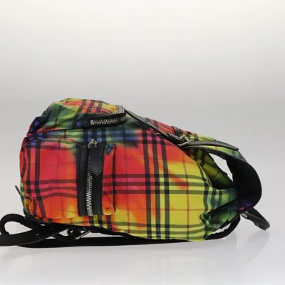 Pre-owned Burberry Multicolour Synthetic Backpack Bag ()