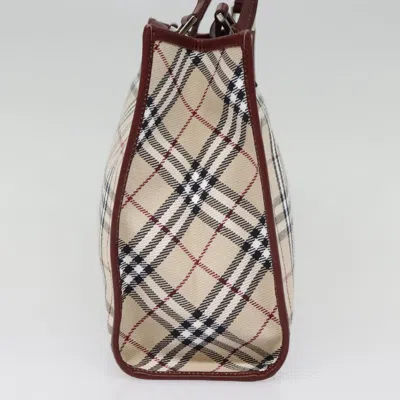 Pre-owned Burberry Nova Check Beige Canvas Tote Bag ()