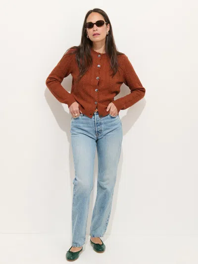 Alex Mill Annalise Sweater In Wool In Brown