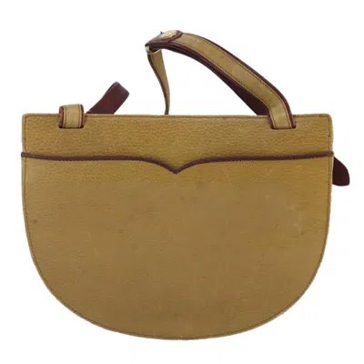 Pre-owned Cartier Must De  Beige Leather Shoulder Bag ()
