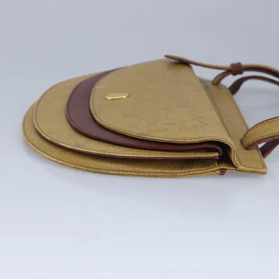 Pre-owned Cartier Must De  Beige Leather Shoulder Bag ()