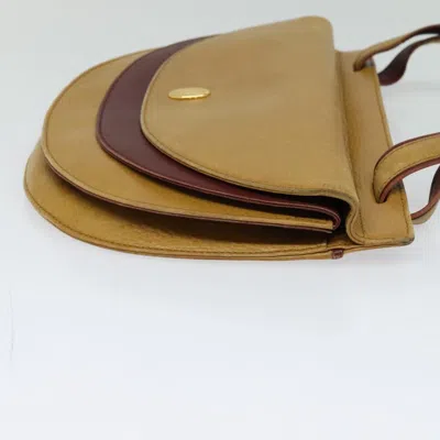 Pre-owned Cartier Must Line Yellow Leather Shoulder Bag ()
