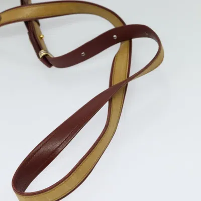 Pre-owned Cartier Must Line Yellow Leather Shoulder Bag ()
