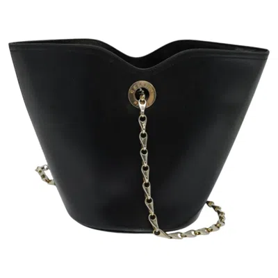 Pre-owned Celine Céline Black Leather Shoulder Bag ()