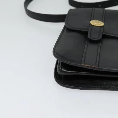 Pre-owned Celine Céline Black Leather Shoulder Bag ()