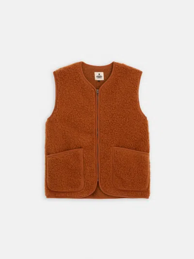 Alex Mill Coldbreaker Standard Vest In Brown