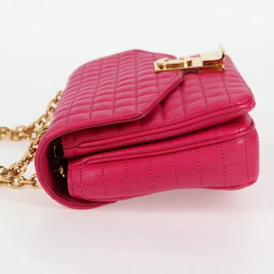 Pre-owned Celine Céline C Bag Pink Leather Shoulder Bag ()