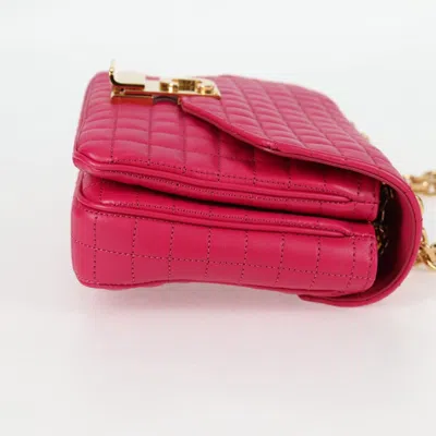 Pre-owned Celine Céline C Bag Pink Leather Shoulder Bag ()