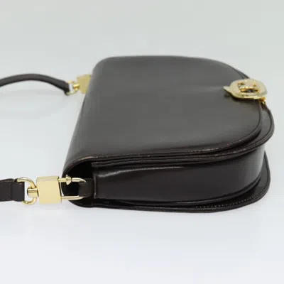 Pre-owned Celine Céline Horse Carriage Brown,gold Leather Shoulder Bag ()