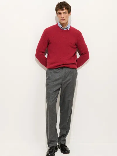 Alex Mill Donegal Crewneck Sweater In Red