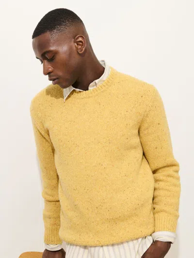 Alex Mill Donegal Crewneck Sweater In Yellow