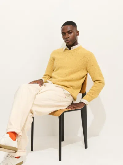 Alex Mill Donegal Crewneck Sweater In Yellow