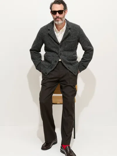 Alex Mill Donegal Mitchell Cardigan In Gray