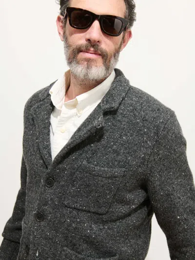 Alex Mill Donegal Mitchell Cardigan In Gray