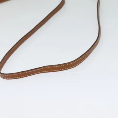 Pre-owned Celine Céline Macadam Beige Canvas Shoulder Bag ()