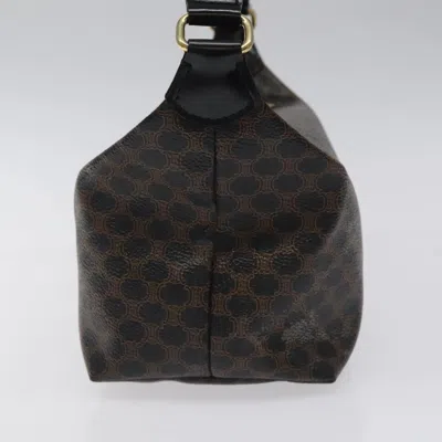 Pre-owned Celine Céline Macadam Brown Canvas Shoulder Bag ()