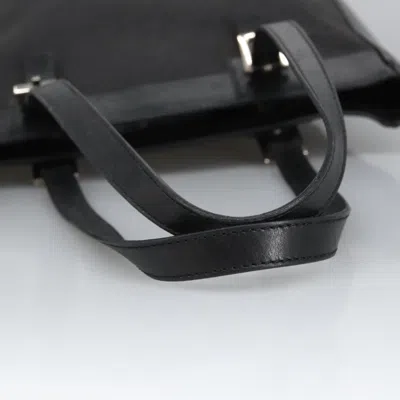 Pre-owned Celine Céline Macadam Black Canvas Shoulder Bag ()