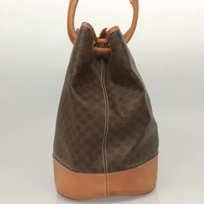 Pre-owned Celine Céline Macadam Brown Canvas Shoulder Bag ()