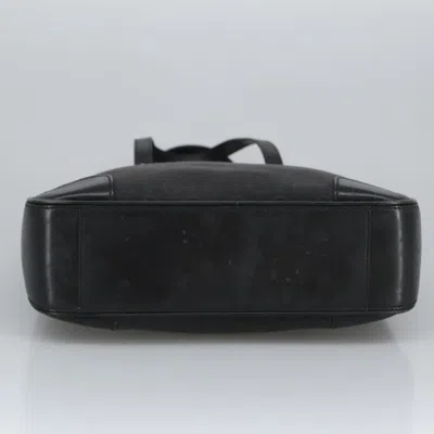 Pre-owned Celine Céline Macadam Black Canvas Shoulder Bag ()