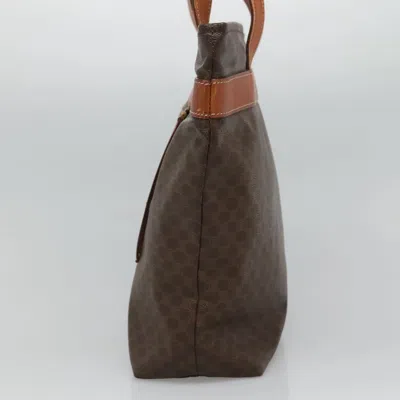 Pre-owned Celine Céline Macadam Brown Canvas Tote Bag ()