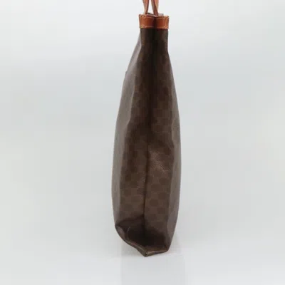 Pre-owned Celine Céline Macadam Brown Canvas Tote Bag ()