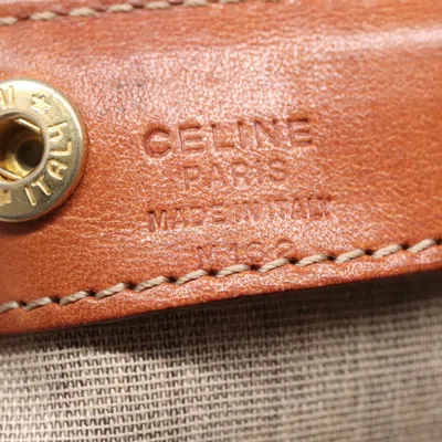 Pre-owned Celine Céline Macadam Brown Canvas Tote Bag ()