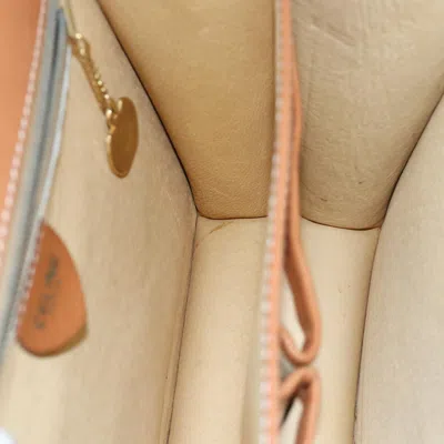 Pre-owned Celine Céline Macadam White Canvas Shoulder Bag ()