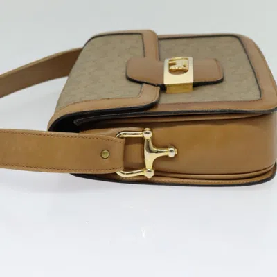 Pre-owned Celine Céline Sulky Beige Canvas, Leather Shoulder Bag ()