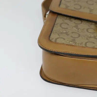 Pre-owned Celine Céline Sulky Beige Canvas, Leather Shoulder Bag ()