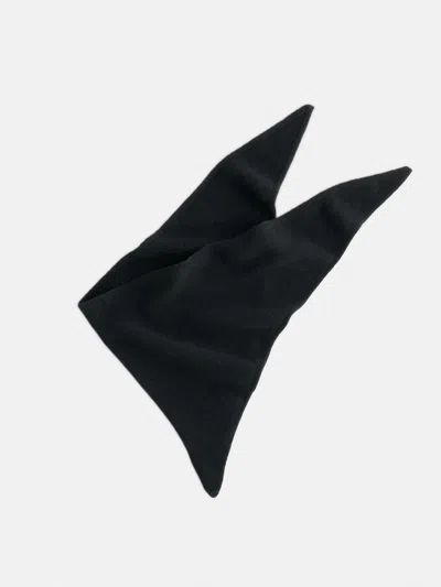 Alex Mill Handkerchief Scarf In Wool In Black