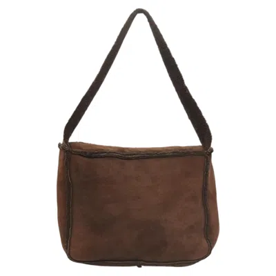 Pre-owned Chanel Cc Brown Suede Shoulder Bag ()