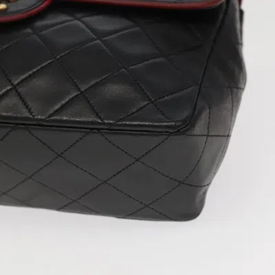 Pre-owned Chanel Coco Mark Black Leather Shoulder Bag ()