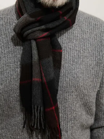 Alex Mill Joshua Ellis Paid Scarf In Cashmere In Gray