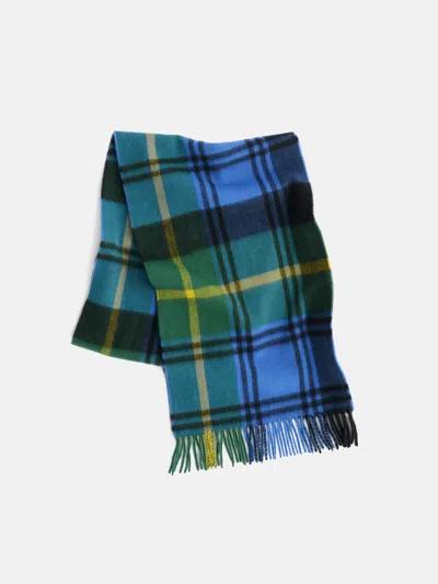 Alex Mill Joshua Ellis Plaid Scarf In Cashmere In Blue