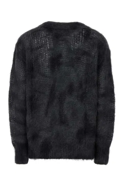Isabel Marant Charcoal Mohair Blend Mylene Cardigan In Gray