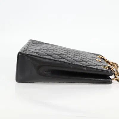 Pre-owned Chanel Shopping Black Leather Tote Bag ()