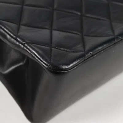 Pre-owned Chanel Shopping Black Leather Tote Bag ()
