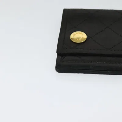 Pre-owned Chanel Wallet On Chain Black Leather Wallet  ()