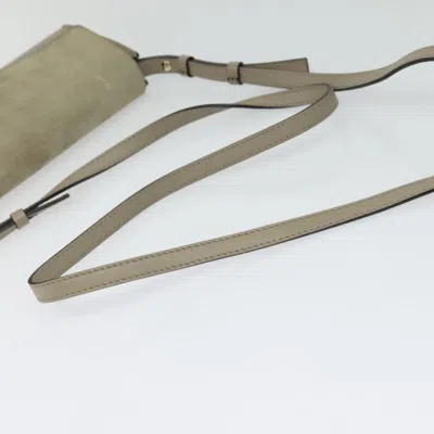 Pre-owned Chloé Faye Beige Suede Shoulder Bag ()
