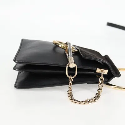 Pre-owned Chloé Faye Black Suede Shoulder Bag ()