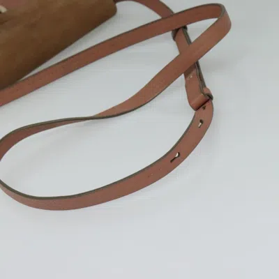 Pre-owned Chloé Faye Pink Leather Shoulder Bag ()