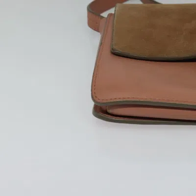 Pre-owned Chloé Faye Pink Leather Shoulder Bag ()