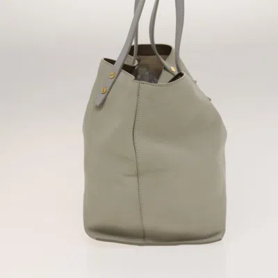 Pre-owned Chloé Grey Leather Tote Bag ()