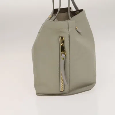 Pre-owned Chloé Grey Leather Tote Bag ()