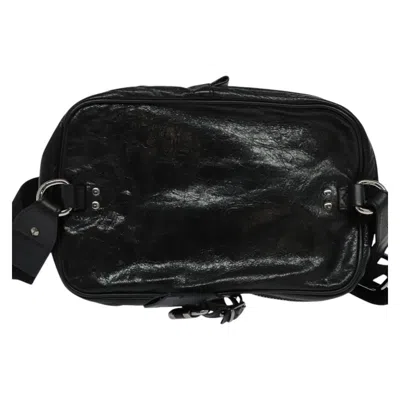 Pre-owned Chloé Paddington Black Leather Shoulder Bag ()