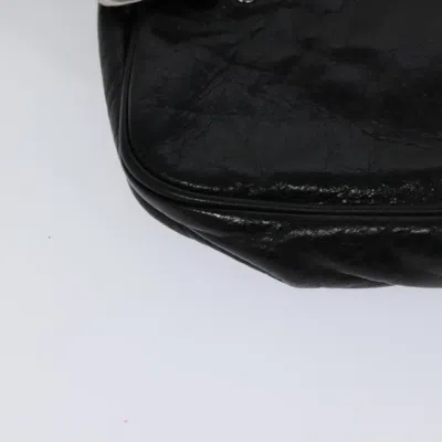 Pre-owned Chloé Paddington Black Leather Shoulder Bag ()