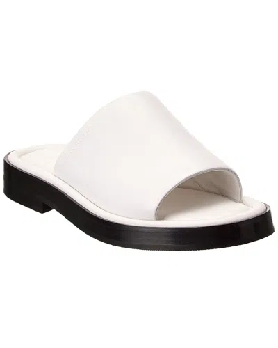 Ferragamo Giunone Leather Sandal In White