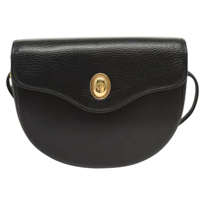 Pre-owned Dior Cd Black Leather Shoulder Bag ()